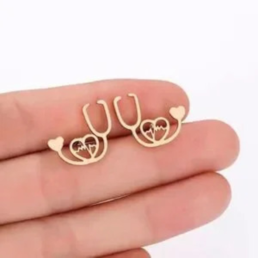 Stethoscope Stud Earrings Gift for?Nurse